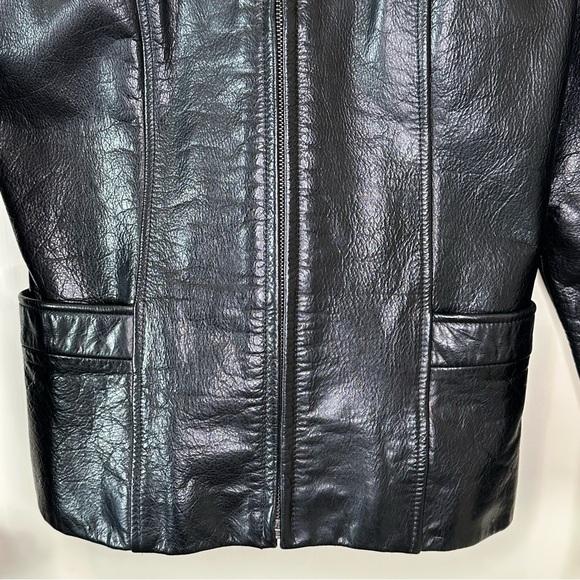 Guess Vintage 90"s Leather Jacket - Size Medium - Picture 3 of 10